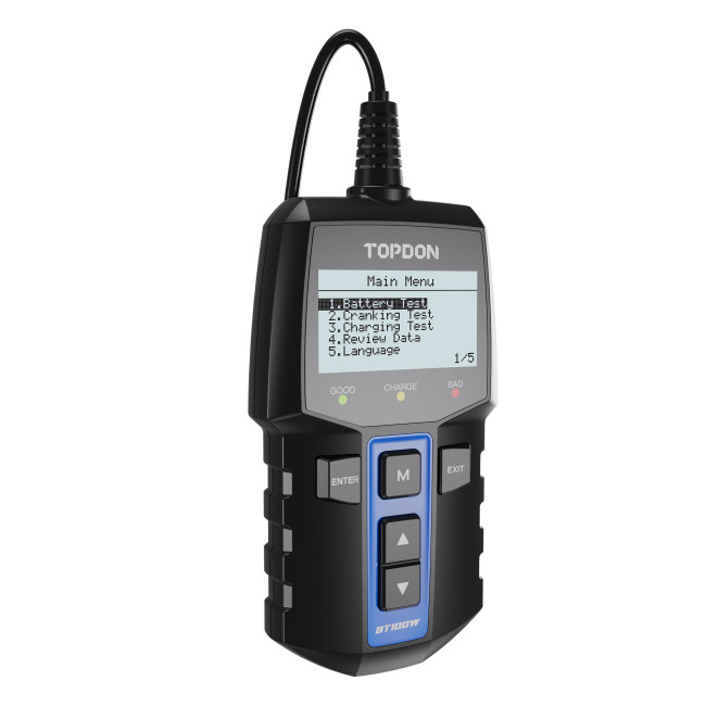Тестер для акб BT100W с дисплеем Тестер для акб BT100W с дисплеем